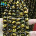 Haute Qualité Naturel Jaune Tigre Oeil AAA 4mm 6mm 8mm 10mm 12mm Lisse Rond Naturel Pierres Précieuses Perles Pour bijoux